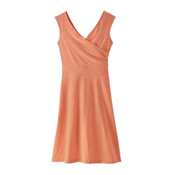 Patagonia Women's M Porch Song Dress (High Tide: Tigerlily Orange) - Picture 6 of 6